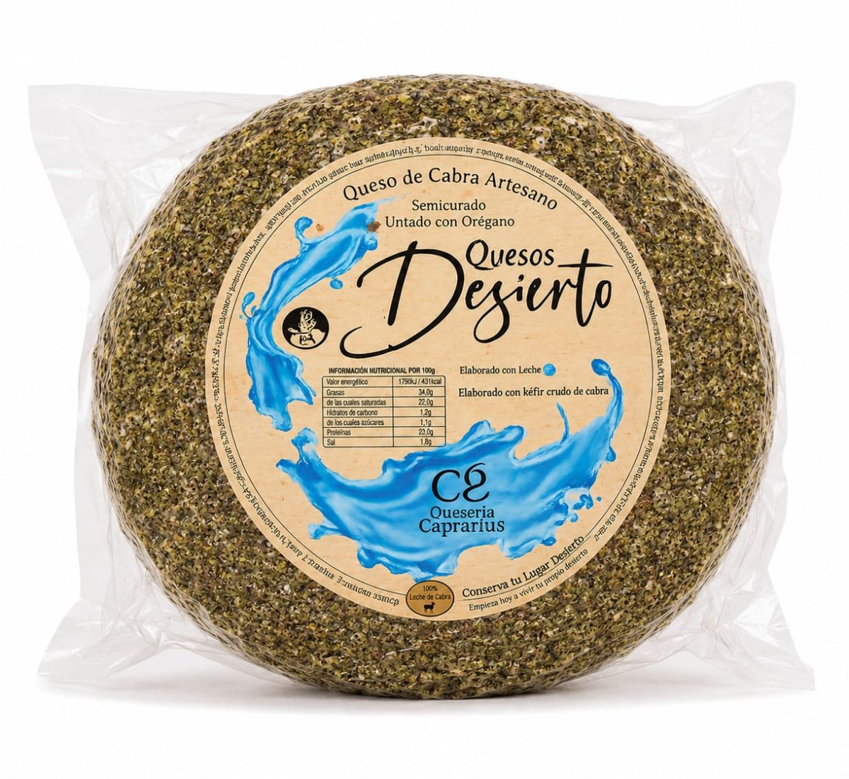 queso-oregano queso mojorero semicurado untado con oregano